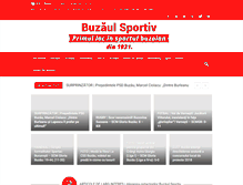 Tablet Screenshot of buzaul-sportiv.ro